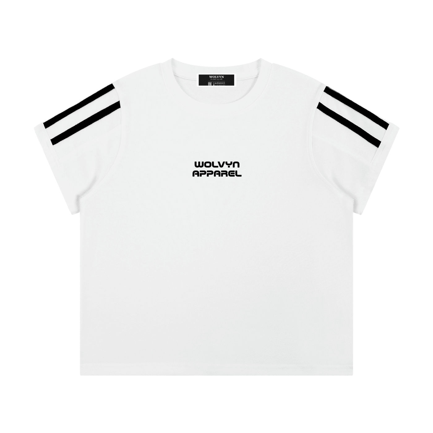 Wolvyn Apparel Women's Varsity Stripe T-Shirt - Wolvyn Apparel