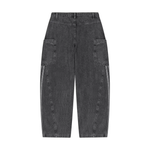 Wolvyn Apparel Women's Vintage Wash Barrel Leg Jeans - Wolvyn Apparel
