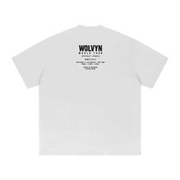 Wolvyn Apparel ‘World Tour 1’ Heavyweight Drop Shoulder T-Shirt - Wolvyn Apparel