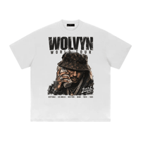 Wolvyn Apparel ‘World Tour 1’ Heavyweight Drop Shoulder T-Shirt - Wolvyn Apparel