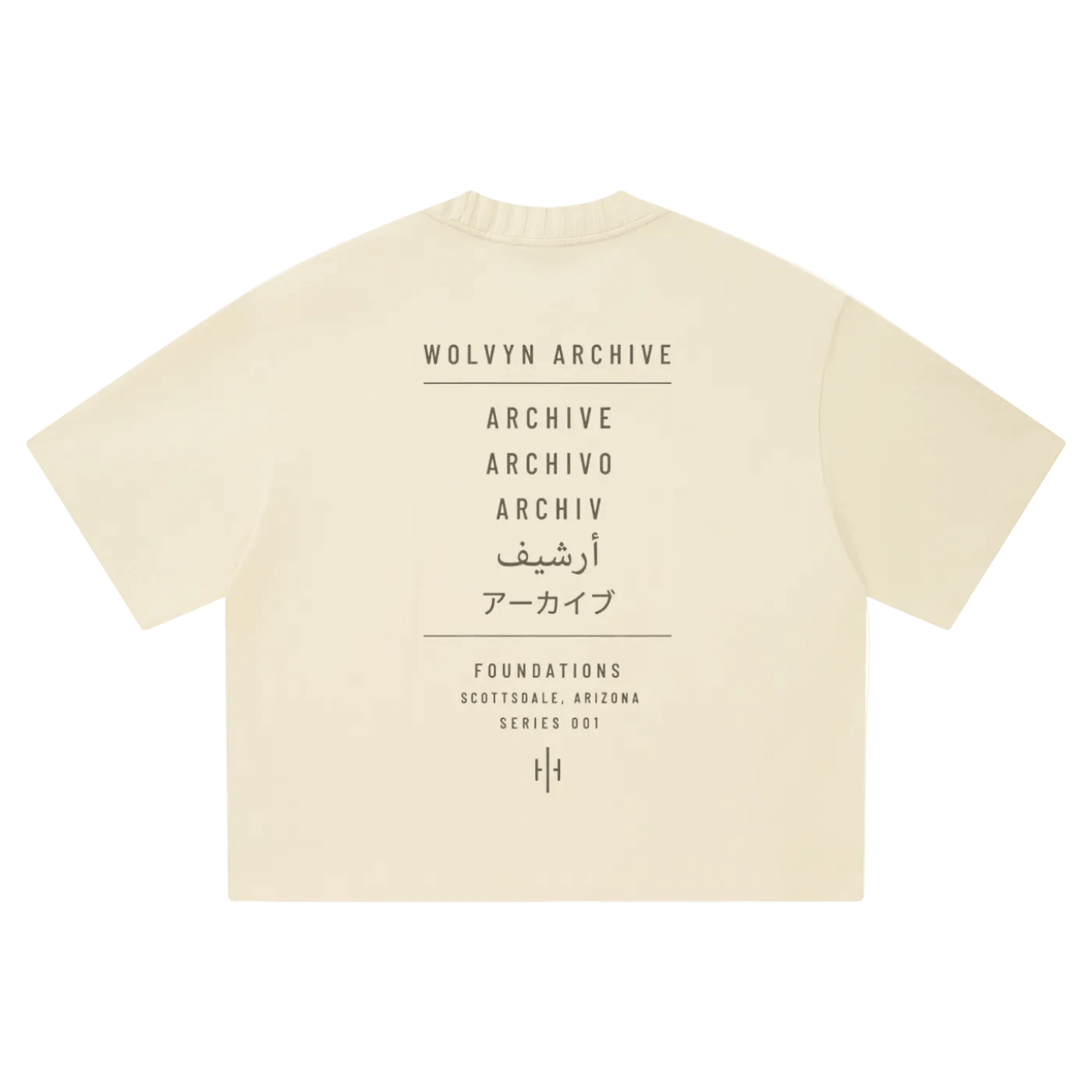 Wolvyn Apparel ‘World Translation’ Unisex Heavyweight Boxy T-Shirt - Wolvyn Apparel