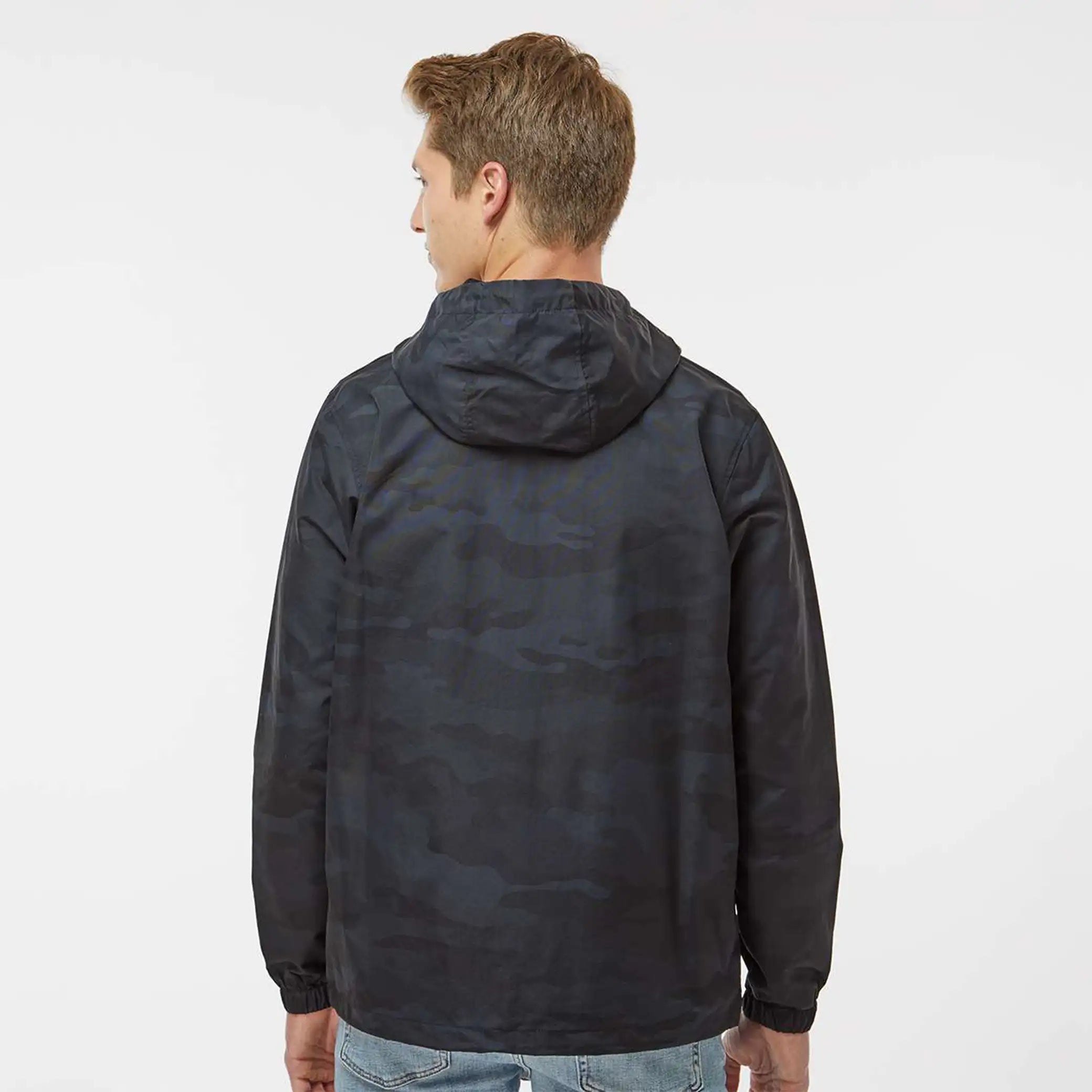 Wolvyn Black Camo Anorak Jacket - Wolvyn Apparel