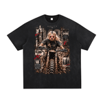 Wolvyn ‘Blondie the 13th’ Vintage Washed Hand-Frayed T-Shirt - Wolvyn Apparel