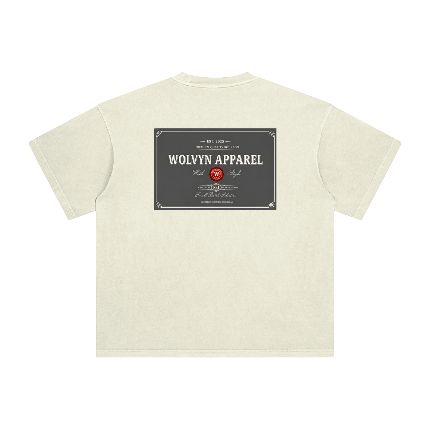 Wolvyn Bourbon Enzyme Washed T-Shirt - Wolvyn Apparel
