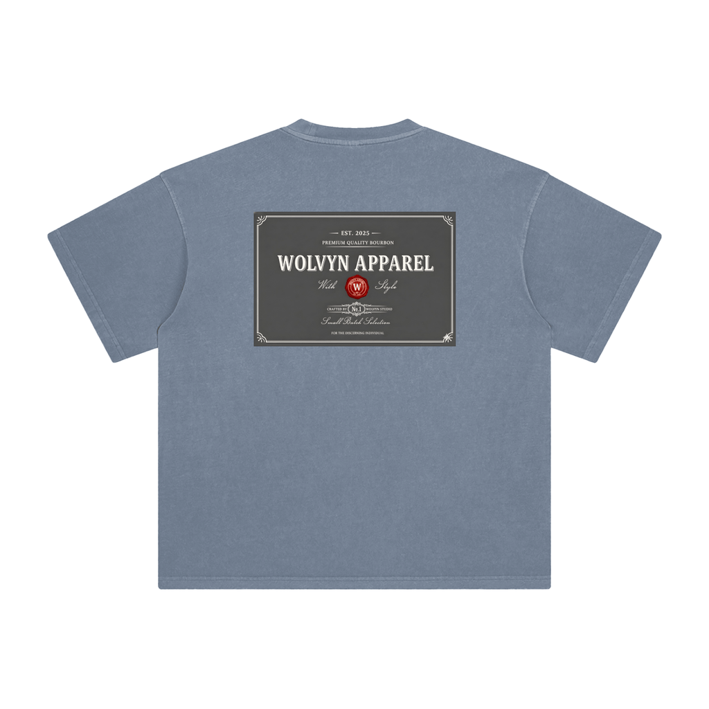 Wolvyn Bourbon Enzyme Washed T-Shirt - Wolvyn Apparel