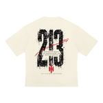 Wolvyn ‘Burning Heart’ Unisex Heavyweight Oversized T-Shirt - Wolvyn Apparel