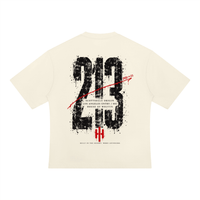 Wolvyn ‘Burning Heart’ Unisex Heavyweight Oversized T-Shirt - Wolvyn Apparel
