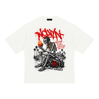 Wolvyn ‘Burning Heart’ Unisex Heavyweight Oversized T-Shirt - Wolvyn Apparel