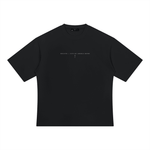 Wolvyn ‘City of Angels’ (Black) Unisex Heavyweight Oversized T-Shirt - Wolvyn Apparel