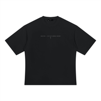 Wolvyn ‘City of Angels’ (Black) Unisex Heavyweight Oversized T-Shirt - Wolvyn Apparel
