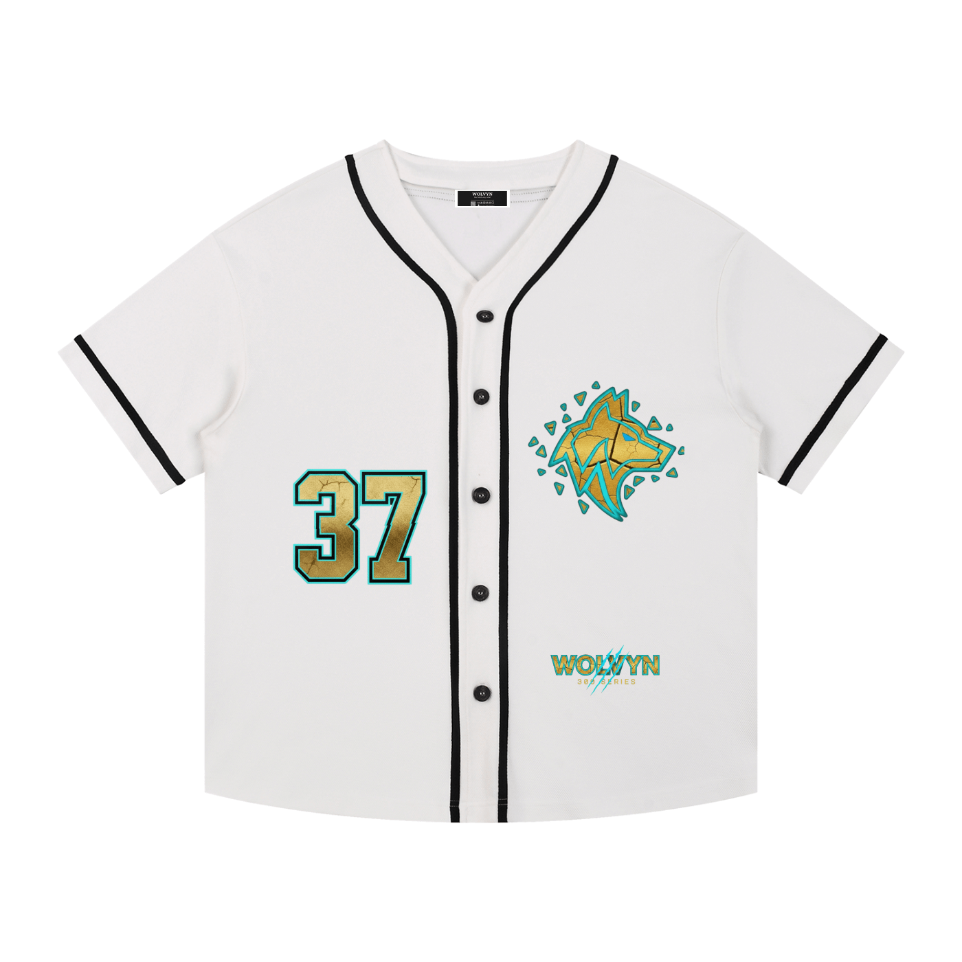 Wolvyn Contrast Piped Button - Up Jersey - Wolvyn Apparel