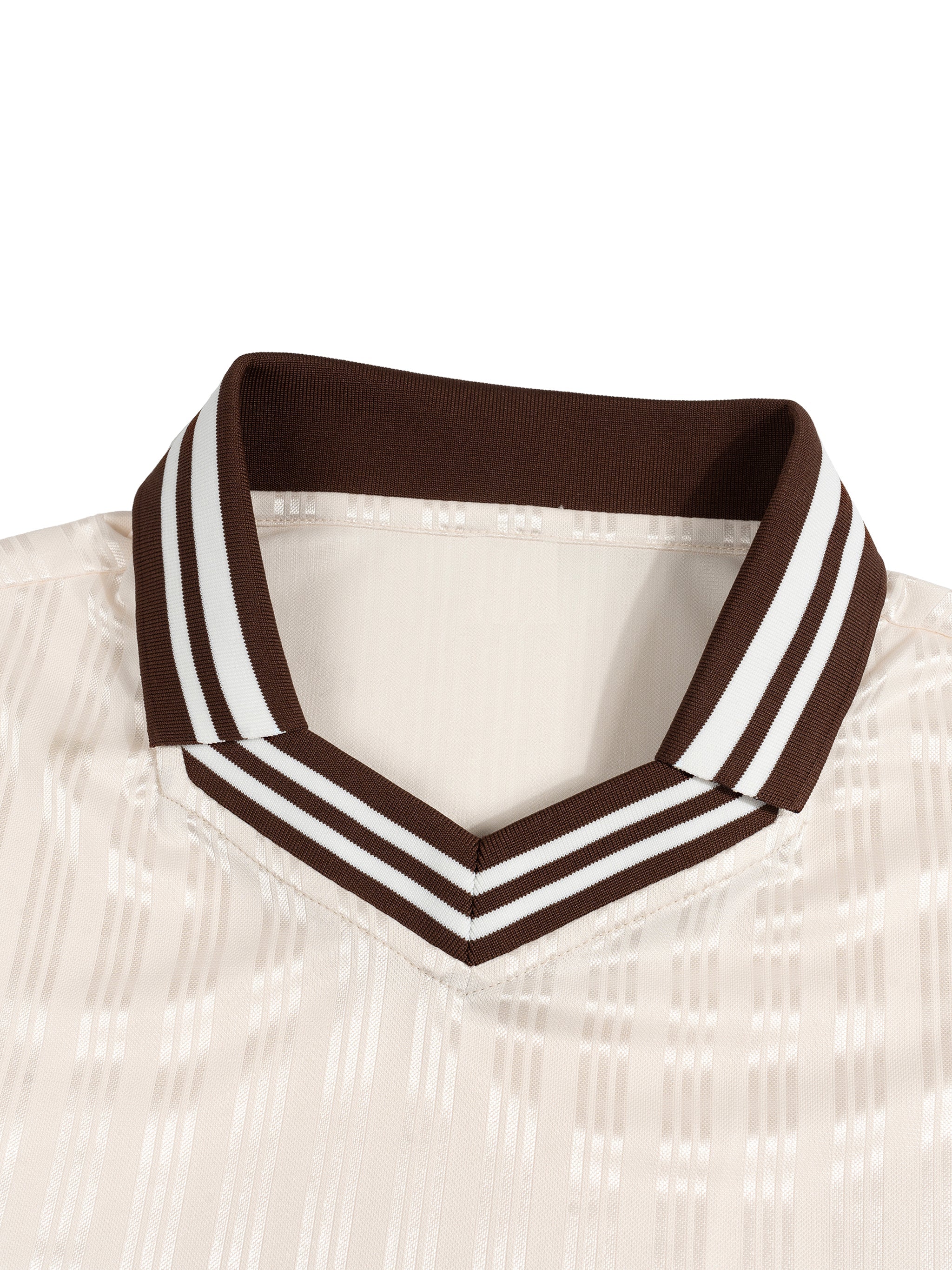 Wolvyn Contrast Stripes Polo Collar T-Shirt - Wolvyn Apparel