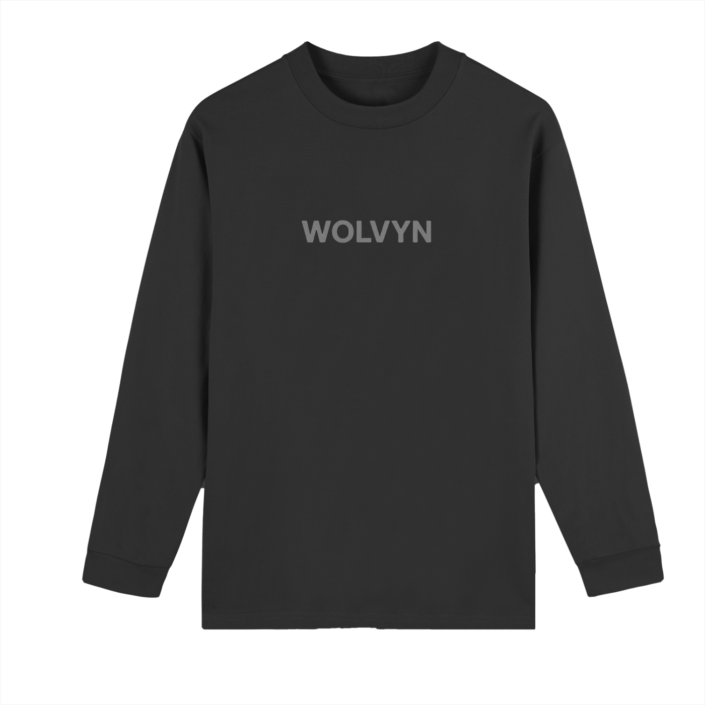 Wolvyn Crew Neck Drop Shoulder Long Sleeve Shirt - Wolvyn Apparel