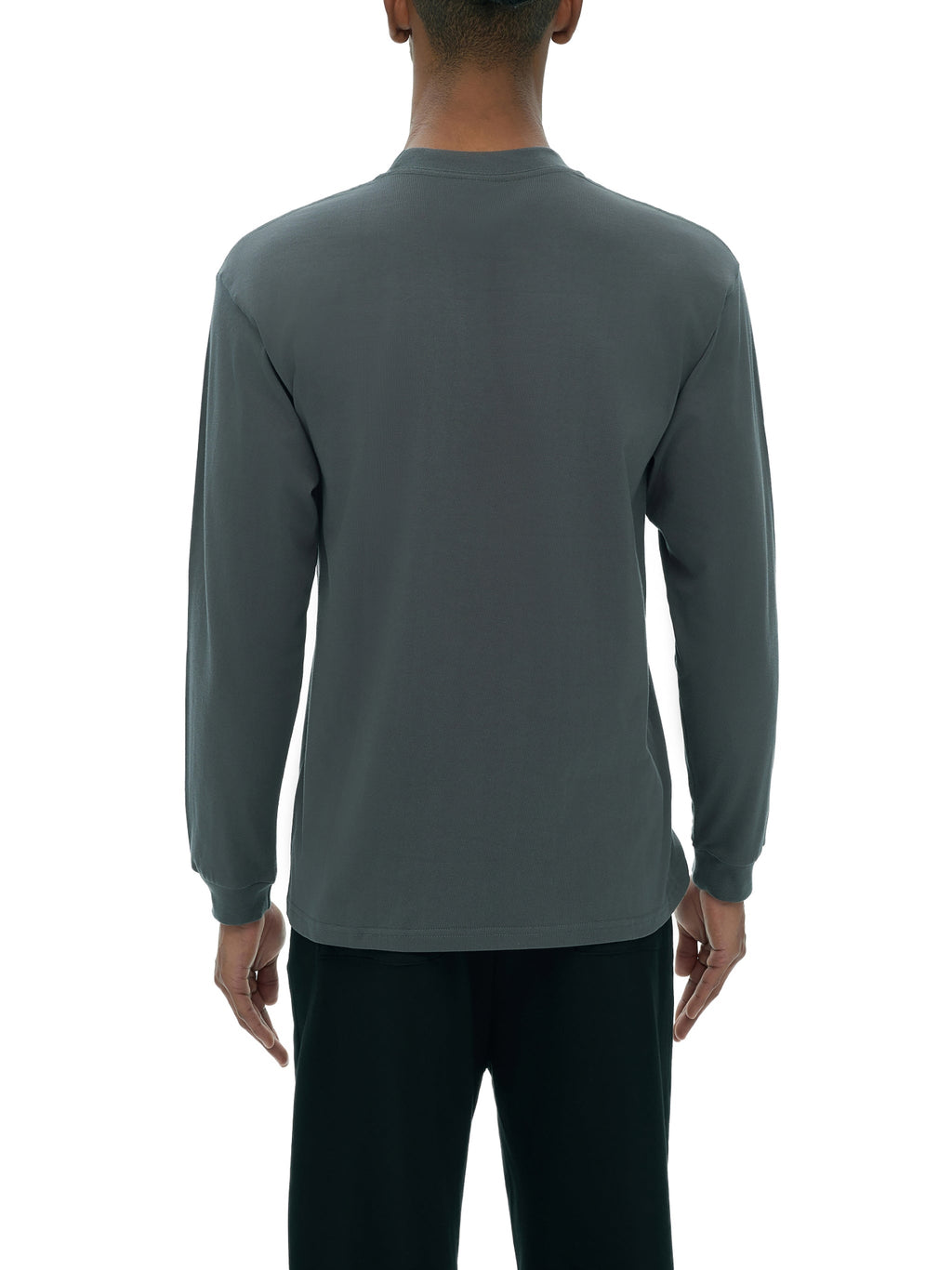 Wolvyn Crew Neck Drop Shoulder Long Sleeve Shirt - Wolvyn Apparel