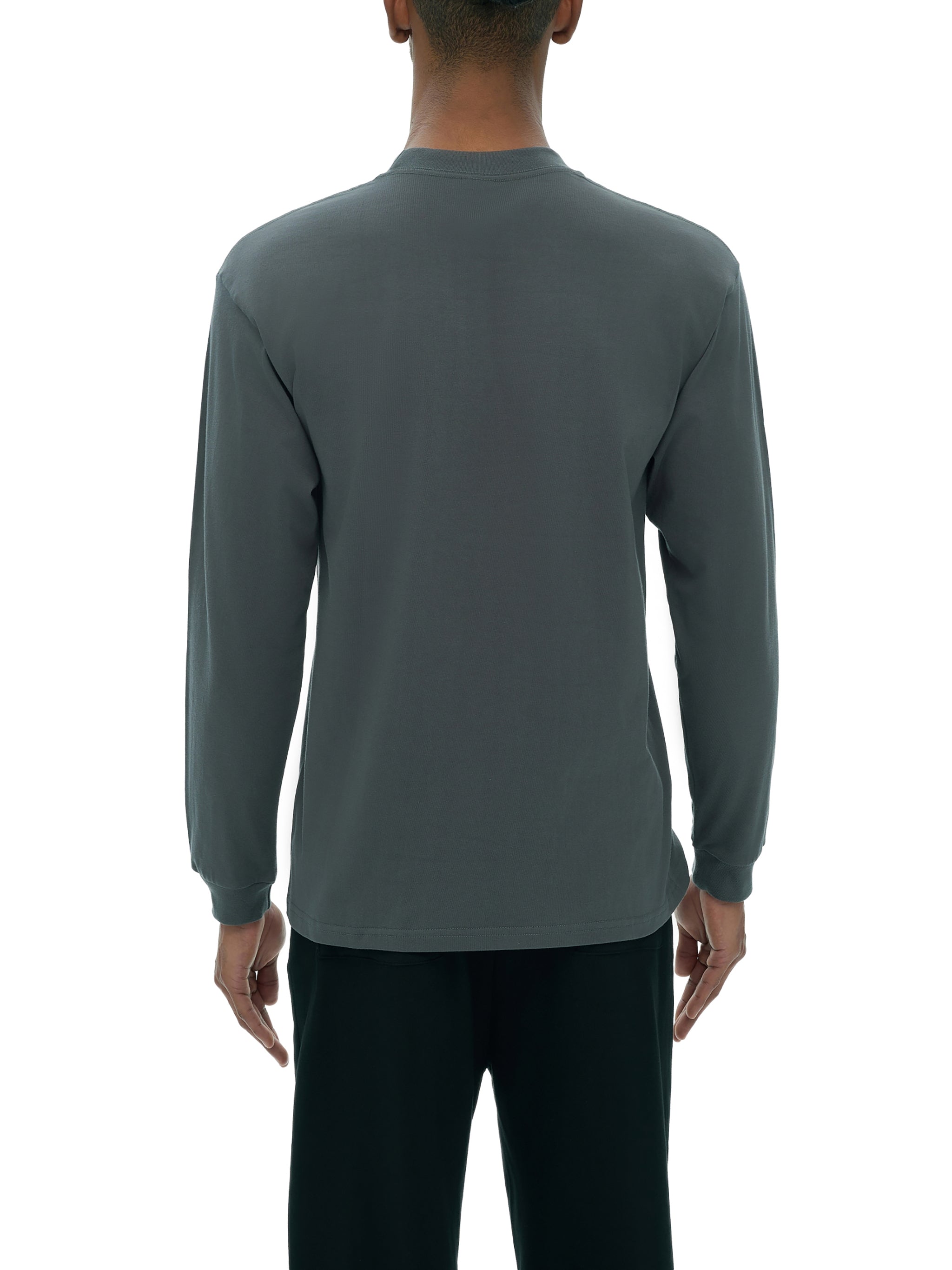 Wolvyn Crew Neck Drop Shoulder Long Sleeve Shirt - Wolvyn Apparel