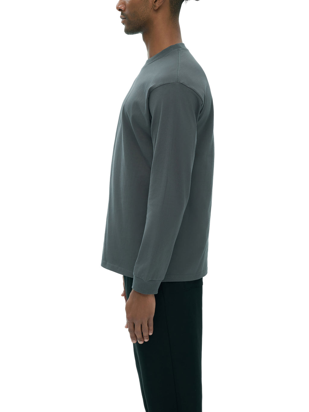 Wolvyn Crew Neck Drop Shoulder Long Sleeve Shirt - Wolvyn Apparel