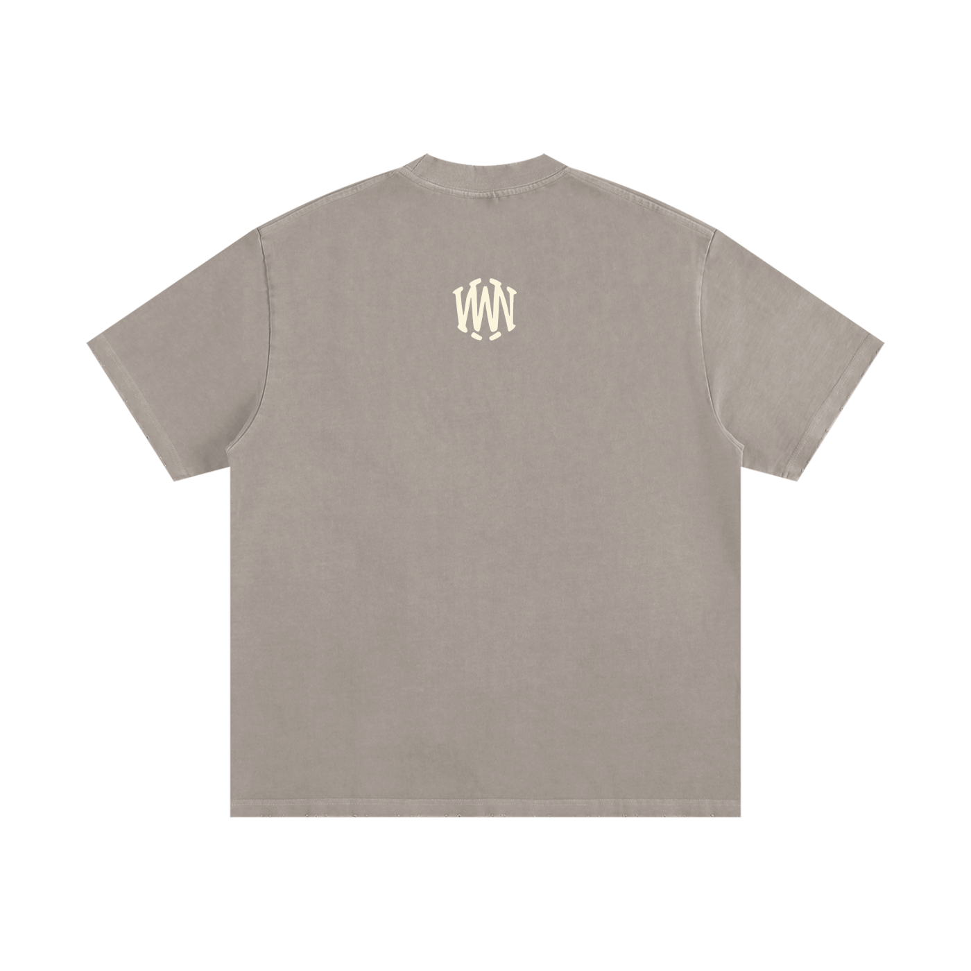 Wolvyn Diamond Teeth Heavyweight Vintage Washed Frayed T-Shirt - 430 GSM - Wolvyn Apparel
