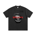 Wolvyn Diamond Teeth Heavyweight Vintage Washed Frayed T-Shirt - 430 GSM - Wolvyn Apparel