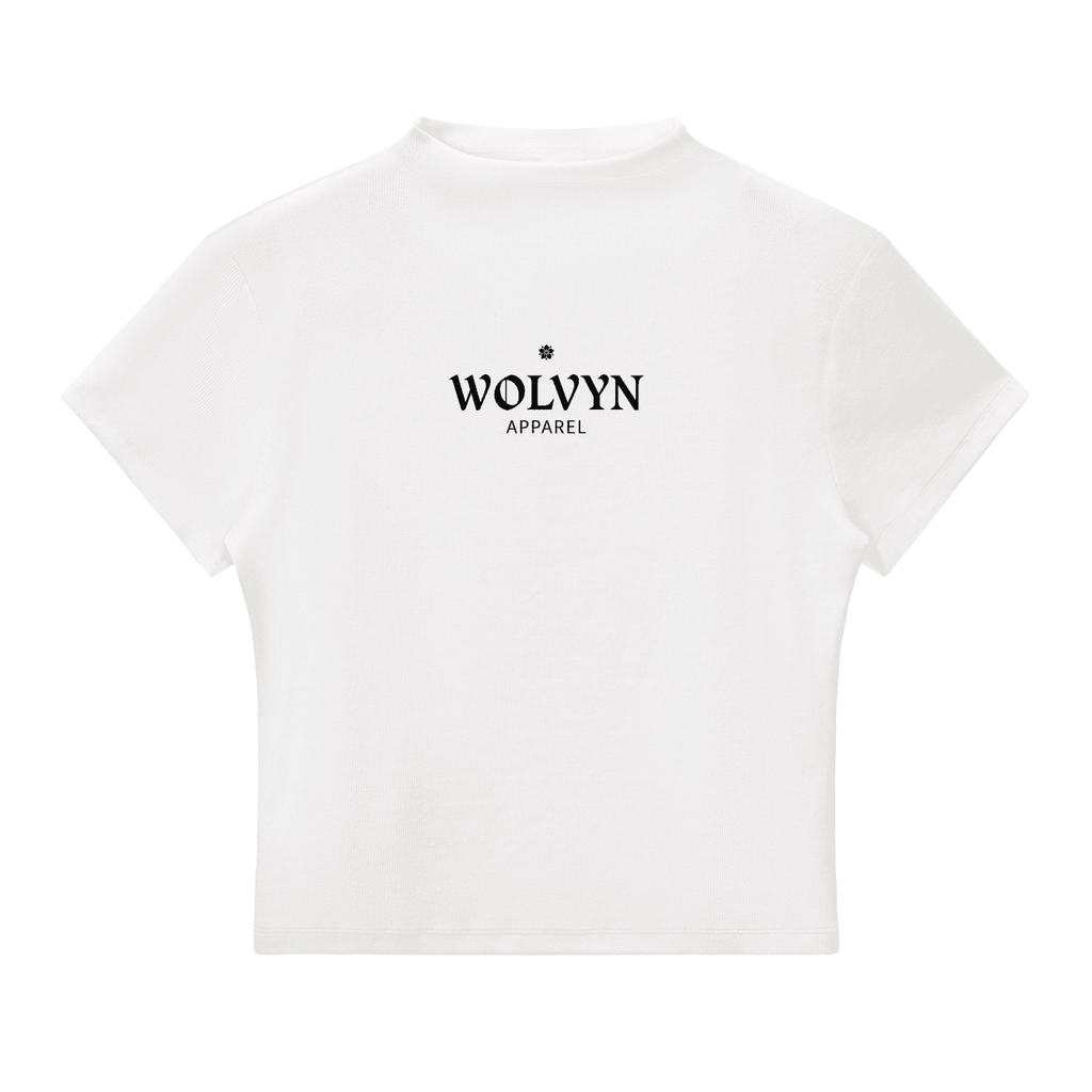 Wolvyn Essential Slim Fit Mock Neck T-Shirt - Wolvyn Apparel
