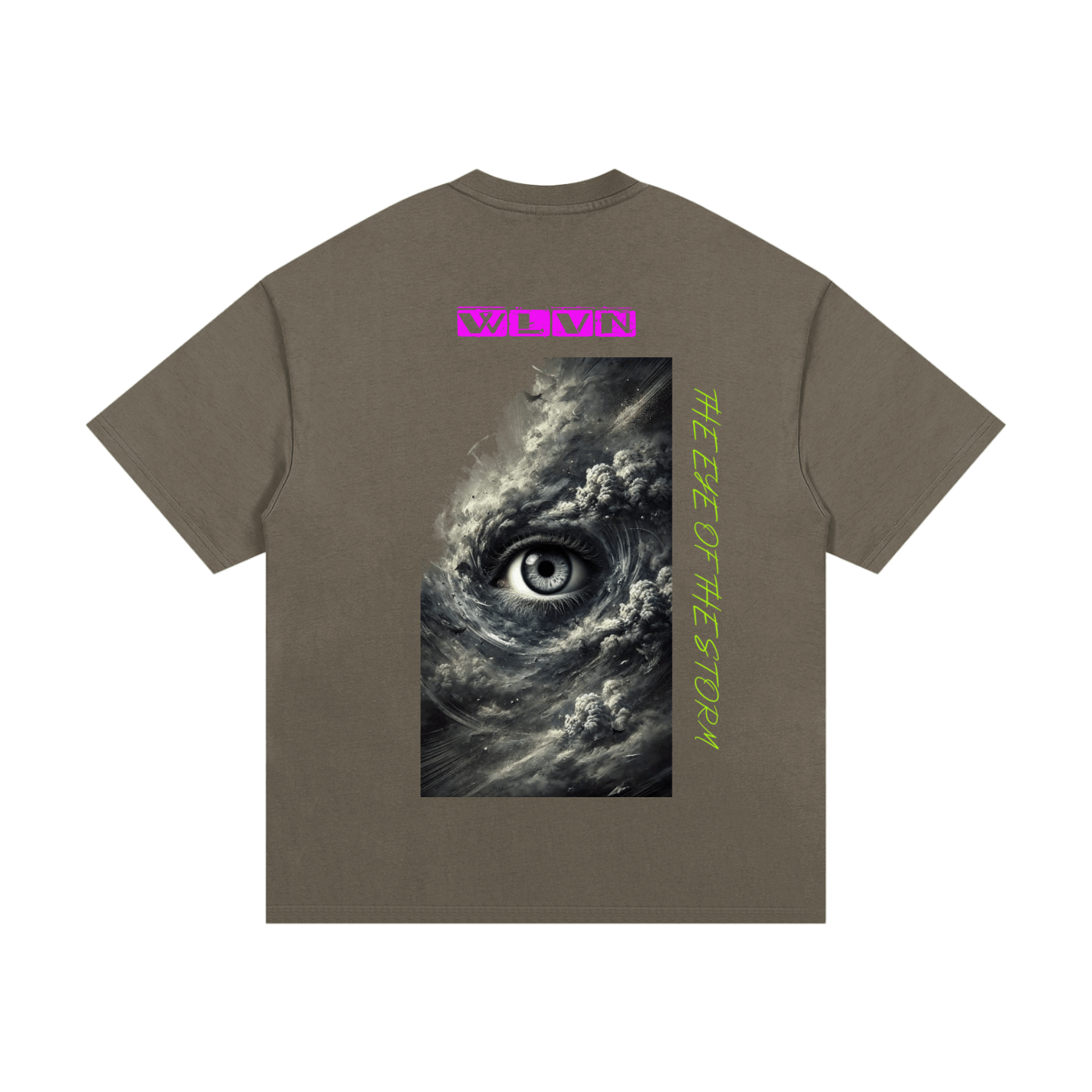 Wolvyn Eye of The Storm Heavyweight Cotton T-Shirt - Wolvyn Apparel