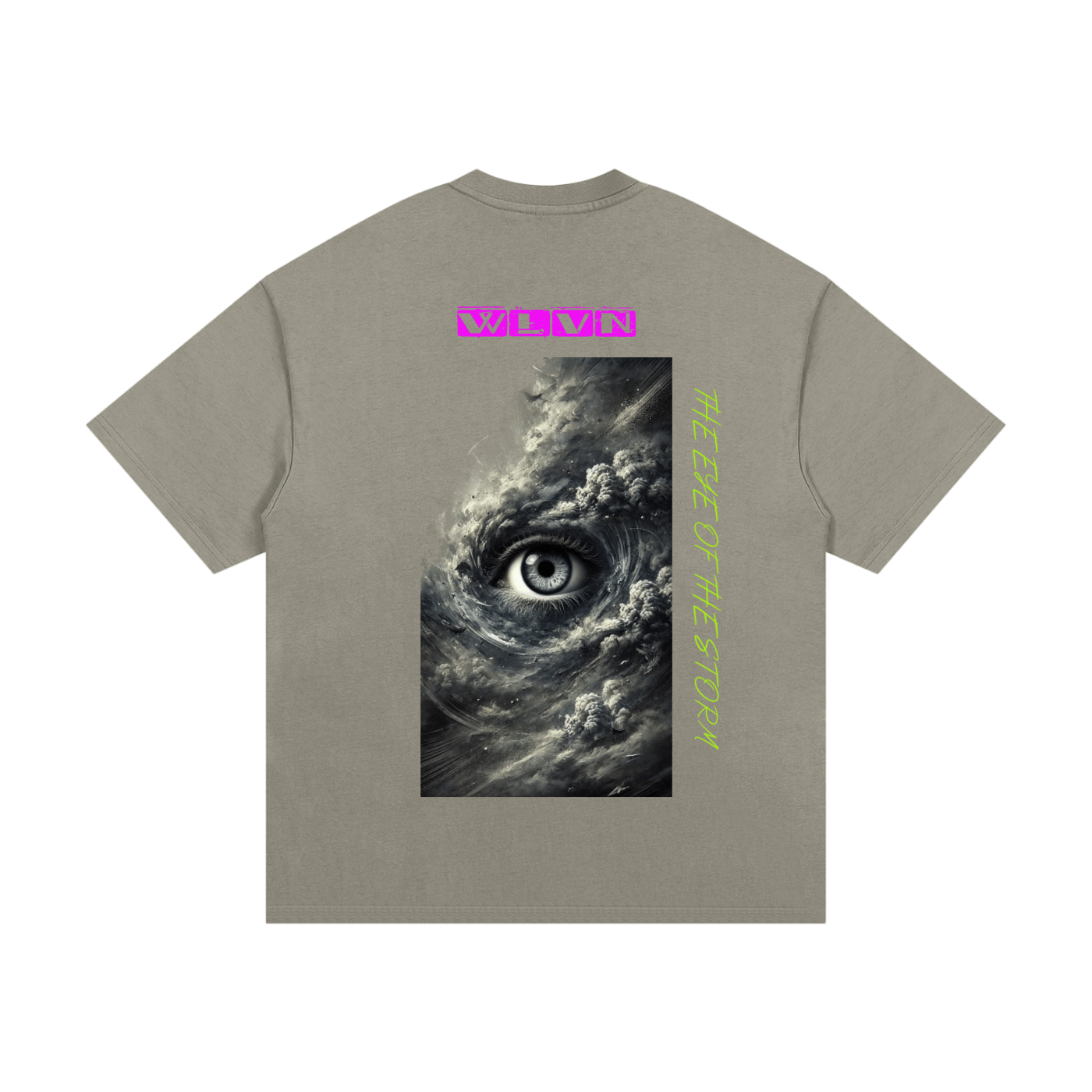 Wolvyn Eye of The Storm Heavyweight Cotton T-Shirt - Wolvyn Apparel
