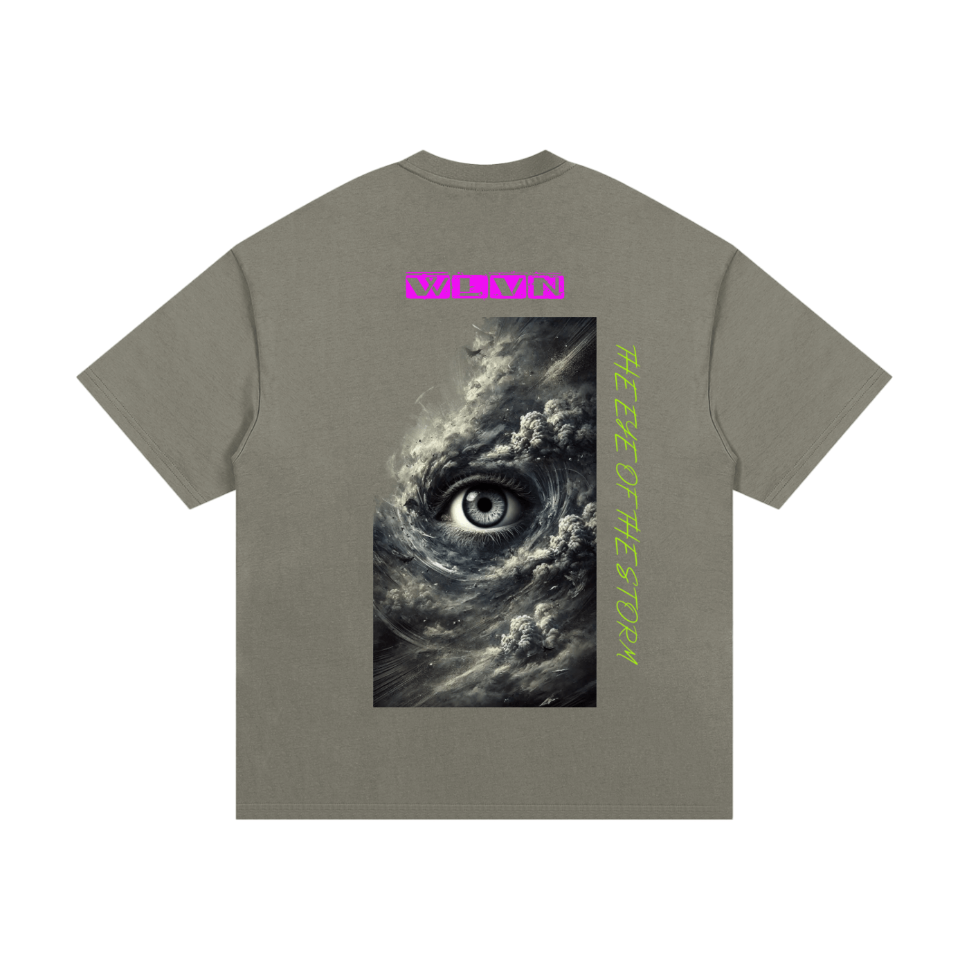 Wolvyn Eye of The Storm Heavyweight Cotton T-Shirt - Wolvyn Apparel