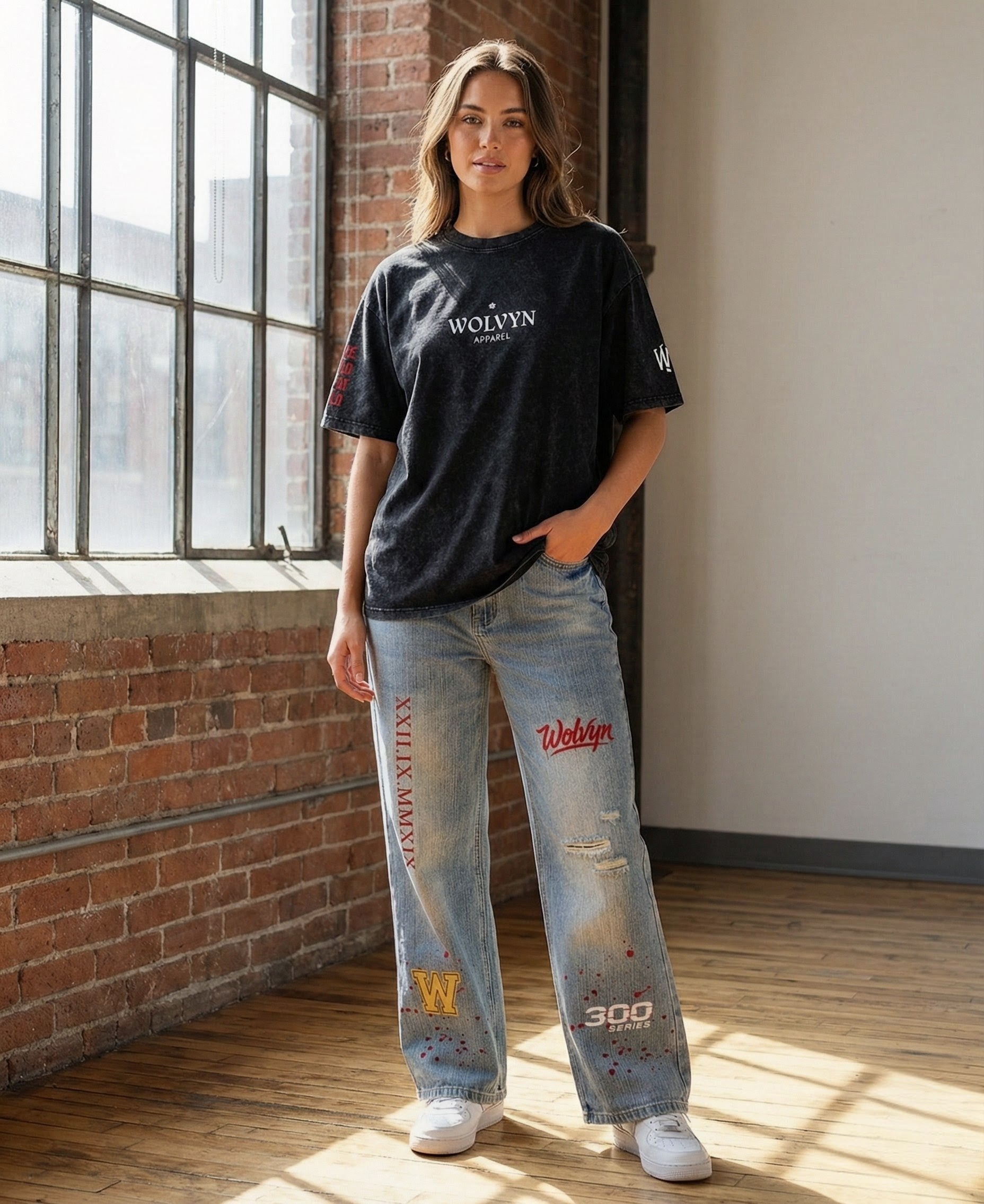 Wolvyn Founders Vintage Wash Distressed Denim Jeans - Wolvyn Apparel