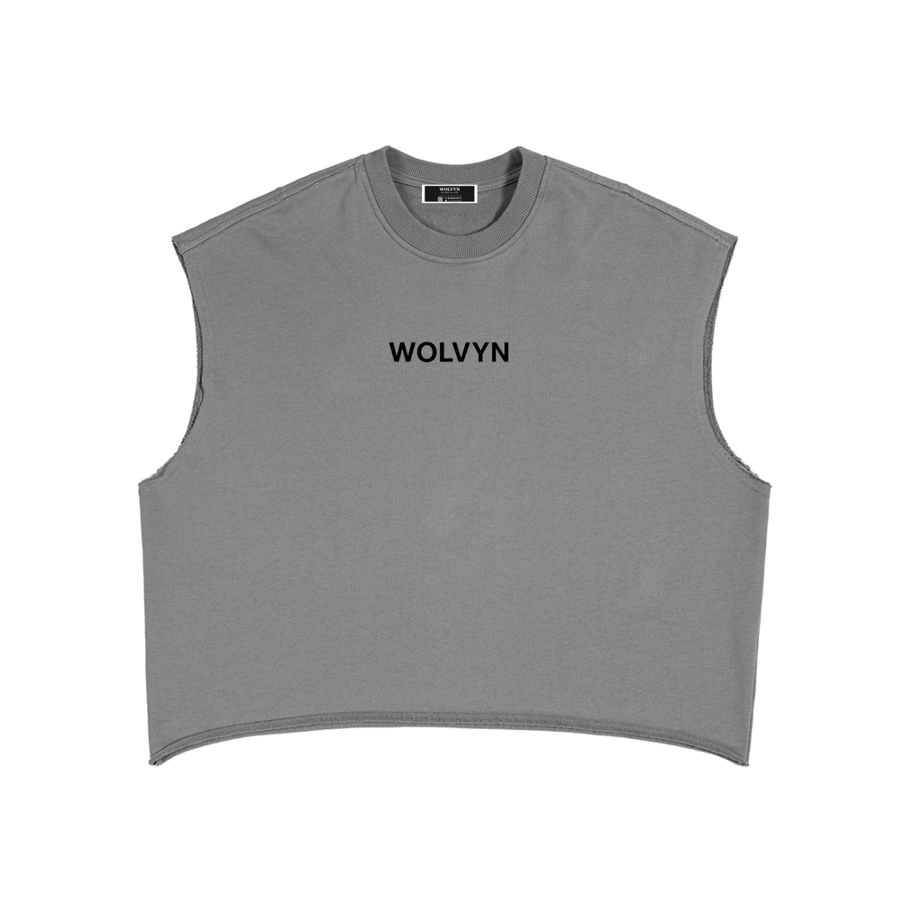 Wolvyn French Terry Boxy Tank Top - Wolvyn Apparel