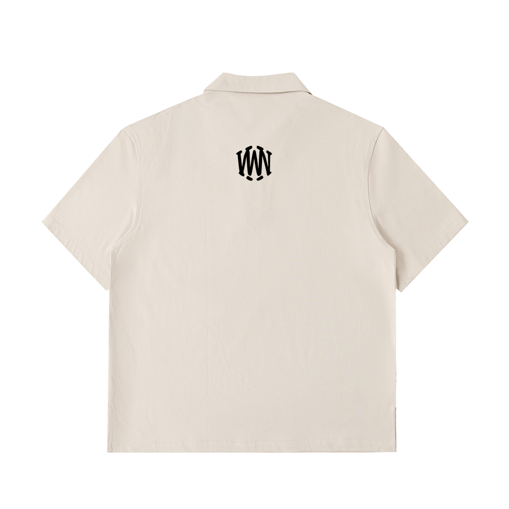 Wolvyn Half - Zip Cotton Polo Shirt - Wolvyn Apparel