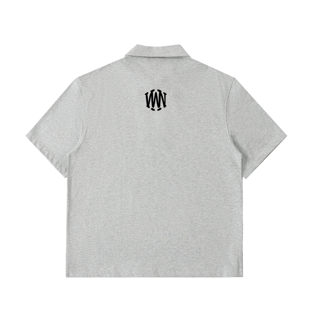 Wolvyn Half - Zip Cotton Polo Shirt - Wolvyn Apparel