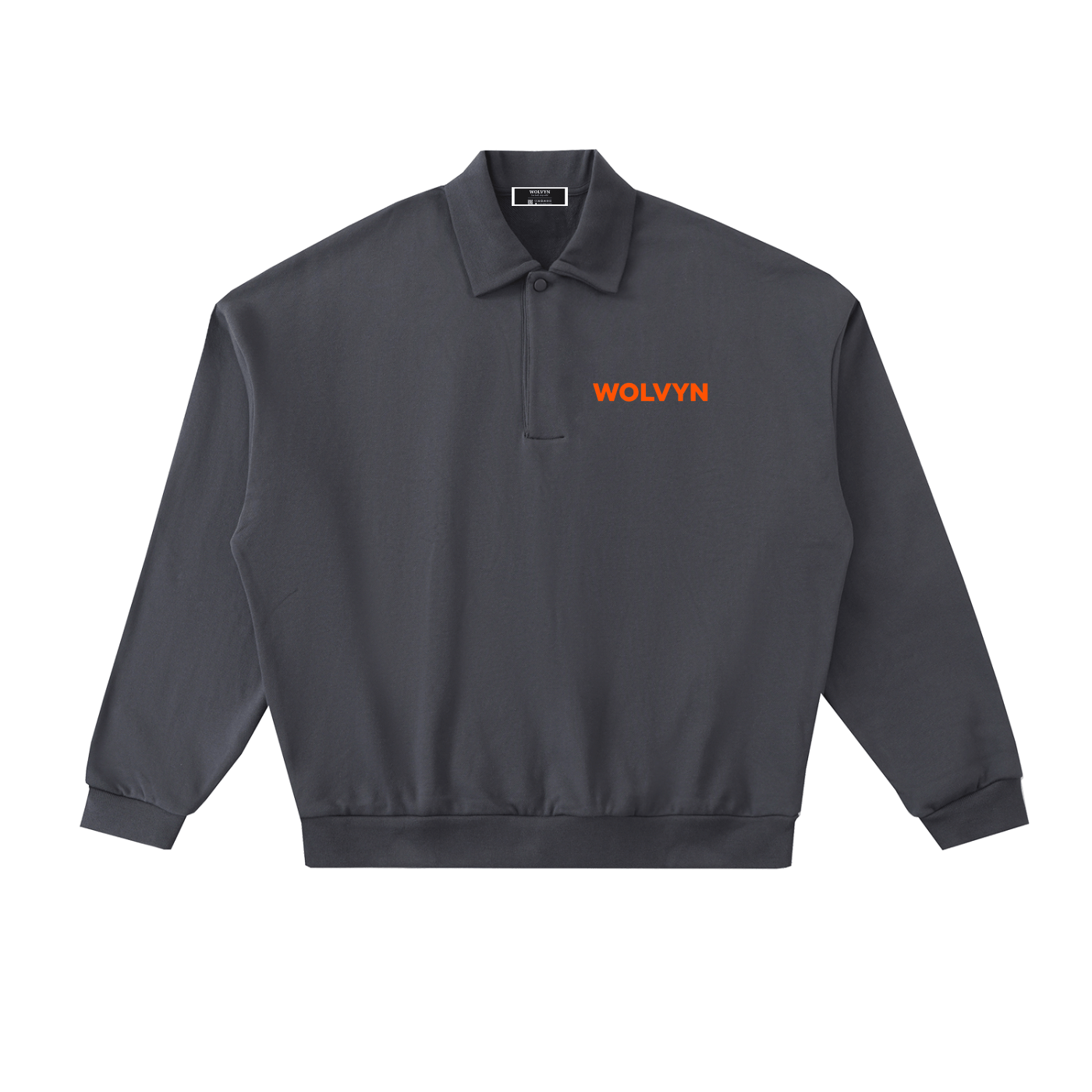 Wolvyn Heavyweight Fleece Polo Sweatshirt - Wolvyn Apparel