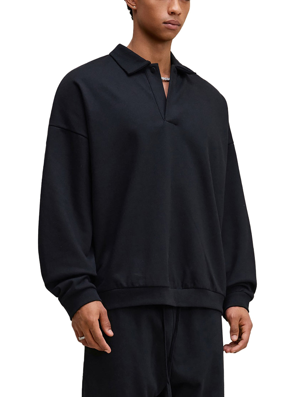 Wolvyn Heavyweight Fleece Polo Sweatshirt - Wolvyn Apparel