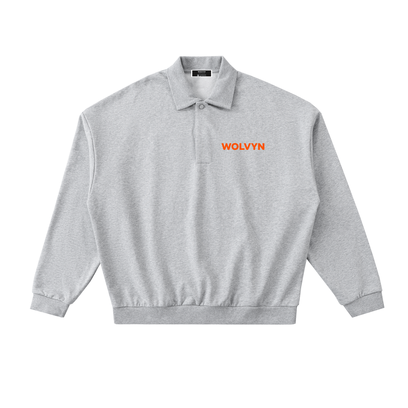 Wolvyn Heavyweight Fleece Polo Sweatshirt - Wolvyn Apparel