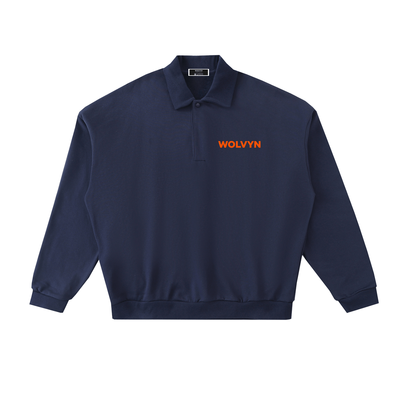 Wolvyn Heavyweight Fleece Polo Sweatshirt - Wolvyn Apparel