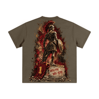 Wolvyn ‘Land of Troy’ 345GSM Unisex Solid-Color Heavyweight Crew Neck T-shirt - Wolvyn Apparel