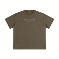 Wolvyn ‘Land of Troy’ 345GSM Unisex Solid-Color Heavyweight Crew Neck T-shirt - Wolvyn Apparel