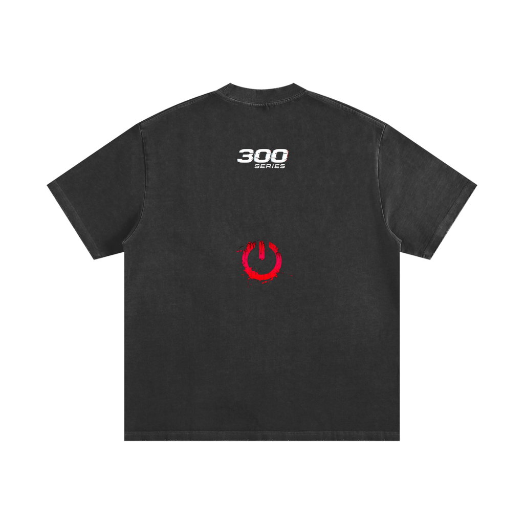 Wolvyn Marilyn 300 Series Heavyweight Vintage Washed Frayed T-Shirt - 430 GSM - Wolvyn Apparel