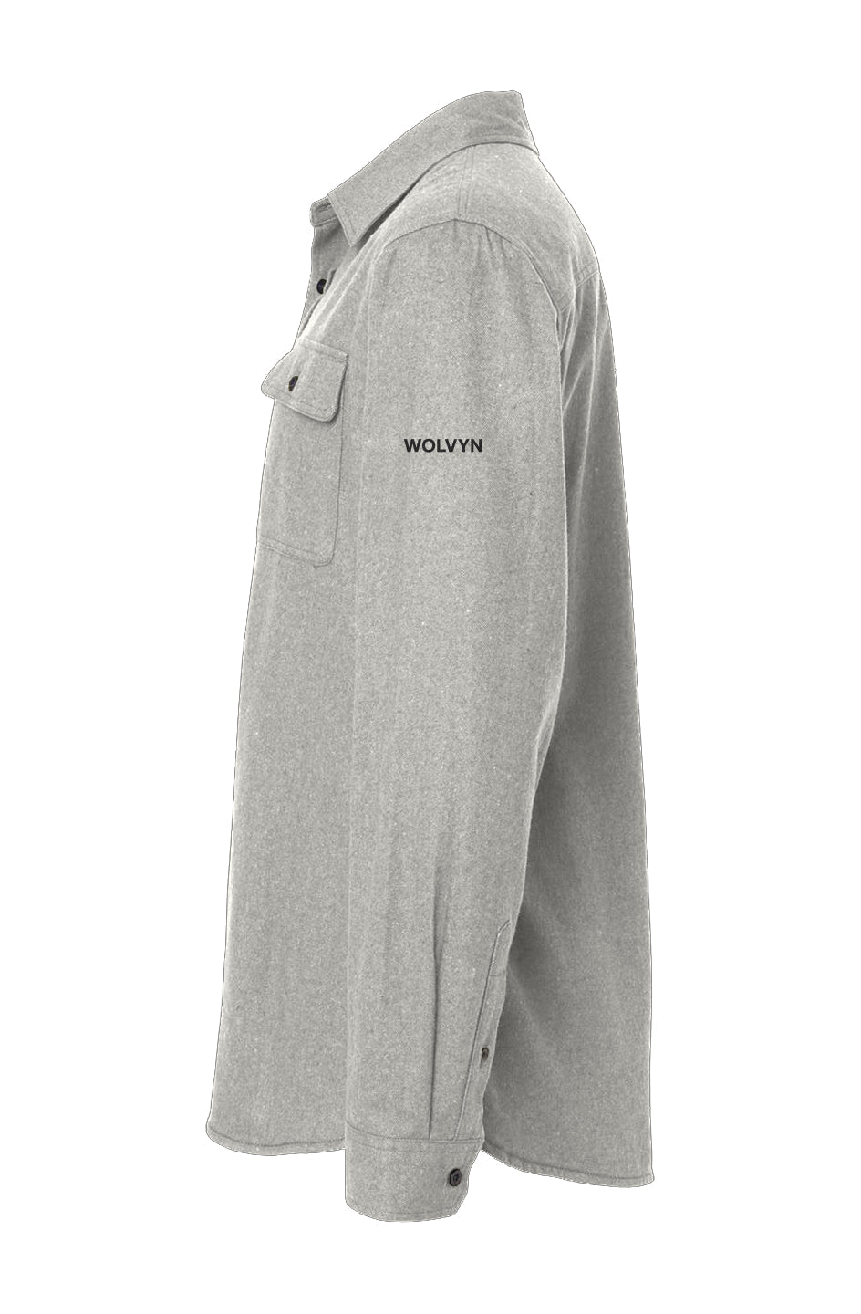 Wolvyn Mens Solid Flannel Shirt - Wolvyn Apparel