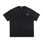 Wolvyn ‘Merry-Go-Round’ Vintage Washed Hand-Frayed T-Shirt - Wolvyn Apparel