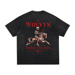 Wolvyn ‘Merry-Go-Round’ Vintage Washed Hand-Frayed T-Shirt - Wolvyn Apparel