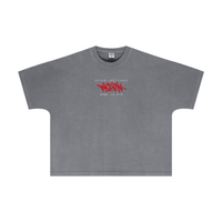 Wolvyn ‘Overprint’ 310GSM Unisex Vintage-Wash Batwing Sleeve T-shirt - Wolvyn Apparel