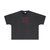 Wolvyn ‘Overprint’ 310GSM Unisex Vintage-Wash Batwing Sleeve T-shirt - Wolvyn Apparel