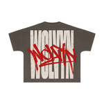Wolvyn ‘Overprint’ 310GSM Unisex Vintage-Wash Batwing Sleeve T-shirt - Wolvyn Apparel