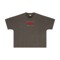 Wolvyn ‘Overprint’ 310GSM Unisex Vintage-Wash Batwing Sleeve T-shirt - Wolvyn Apparel