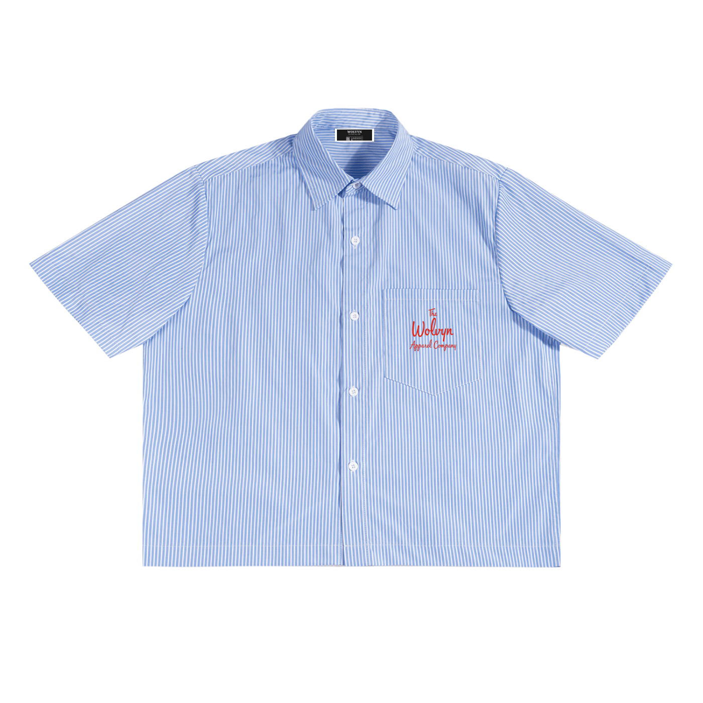 Wolvyn Oversized Vertical Stripe Boxy Shirt - Wolvyn Apparel