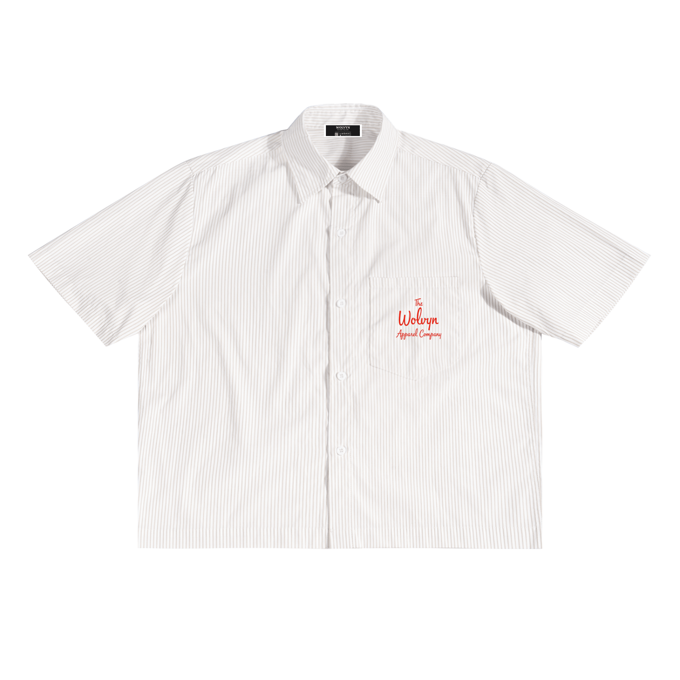 Wolvyn Oversized Vertical Stripe Boxy Shirt - Wolvyn Apparel
