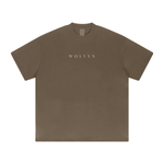 Wolvyn ‘Pop-Up Wall Poster’ 425GSM Unisex Heavyweight Double-Yarn Drop-Shoulder T-Shirt - Wolvyn Apparel