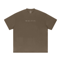 Wolvyn ‘Pop-Up Wall Poster’ 425GSM Unisex Heavyweight Double-Yarn Drop-Shoulder T-Shirt - Wolvyn Apparel