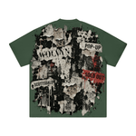 Wolvyn ‘Pop-Up Wall Poster’ 425GSM Unisex Heavyweight Double-Yarn Drop-Shoulder T-Shirt - Wolvyn Apparel
