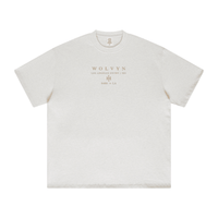Wolvyn ‘Price of Fame’ 425GSM Unisex Heavyweight Double-Yarn Drop-Shoulder T-Shirt - Wolvyn Apparel